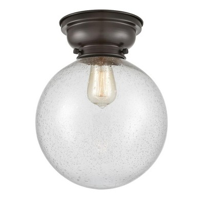 Beacon - 1 Light Flush Mount In Industrial Style-11.15 Inches Tall and 10 Inches Wide