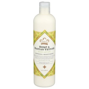 Nubian Heritage Indian Hemp & Haitian Vetiver Body Lotion 13 fl oz Lotion - 1 of 2