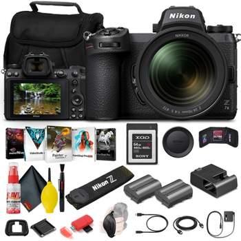 Nikon Z 7II Mirrorless Digital Camera 45.7MP with 24-70mm f/4 Lens (1656) + 64GB XQD Card + EN-EL15c Battery + Corel Photo Software + Case + HDMI