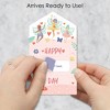 Big Dot of Happiness Let's Be Fairies - Fairy Garden Cards for Kids - Happy Valentine's Day Pull Tabs - Set of 12 - 2 of 4
