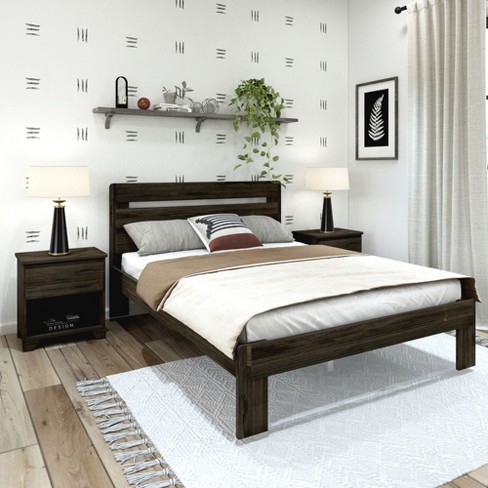 Plank+beam Modern Farmhouse Queen Bed Frame : Target