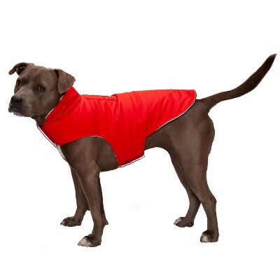 FurHaven Water Repellent Reversible Reflective Puffer Dog Coat