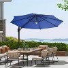GustoWave Rotating 10Ft Patio Umbrella for Pool, Deck, Garden - 3 of 4