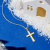 Ross-Simons 14kt Yellow Gold Cross Pendant Necklace - 3 of 4