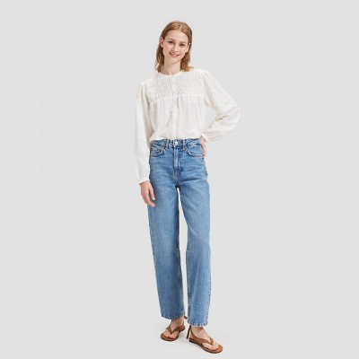Women's Long Sleeve Button-Down Shirt - Universal Thread™ Ivory