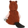 HalloweenCostumes.com Infant Baby Beaver Halloween Costume | Cute Critter Hooded Bubble Suit Outfit with Tail - 2 of 3