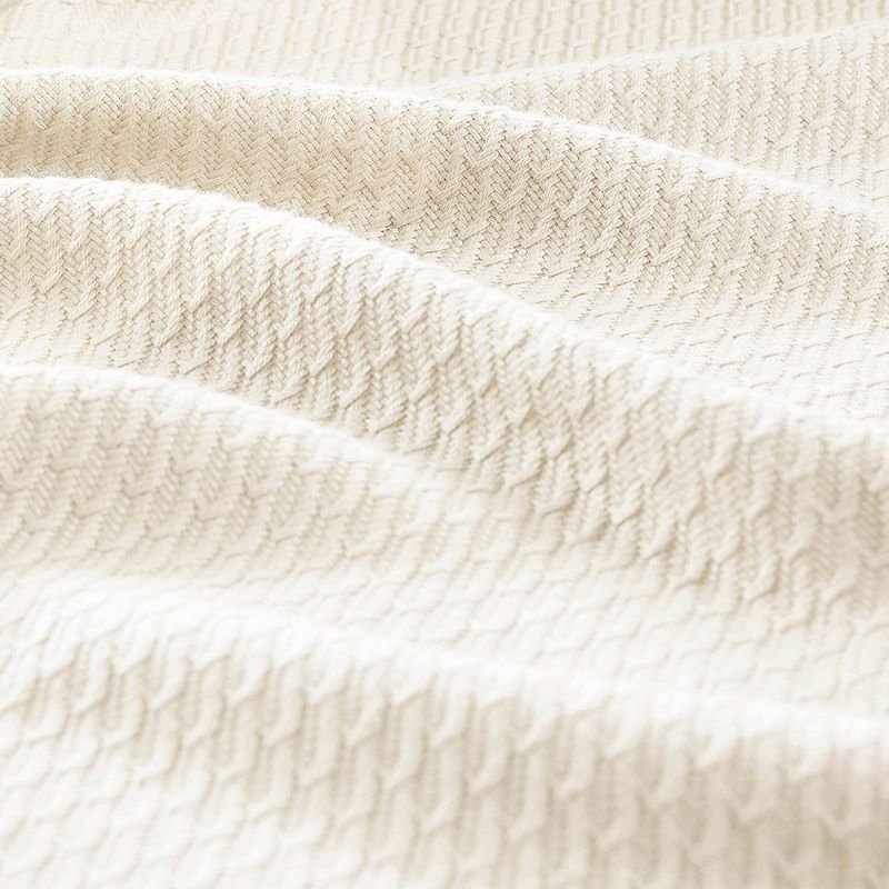 Textured Cotton Blanket, 4 of 9