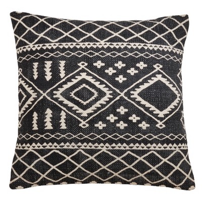 Black and shop white pillows target