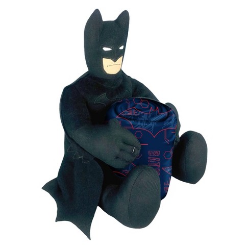 Batman Cyber Symbols With Plush Hugger Throw Blanket Silk Touch : Target