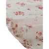 INSPIRE CHIC Women's Bell Sleeve V-neck Floral Ruffled Blouse - 4 of 4