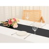 Unique Bargains Wedding Banquets Satin Table Runner 12 x 108 Inches 10 Pcs - 2 of 4