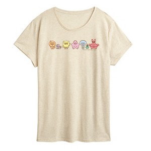 Women's - Spongebob Squarepants - Adorabob Lineup Short Sleeve Graphic T-Shirt - 1 of 4