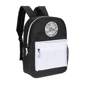 Aeropostale 16.5" Small Backpack for Girls Boys, Back-To-School Essentials Bags with Front Zip Pocket Side Mesh Pocket - 1 of 4