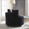 CAVINAS 40.6" Wide Modern Barrel Accent Chair for Living Room, Upholstered Leisure Sofa Chair - 3 of 4