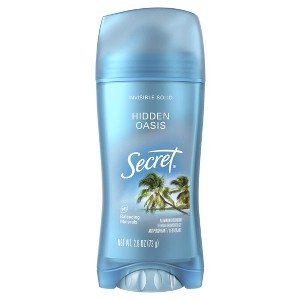 Secret Fresh Invisible Solid Antiperspirant & Deodorant for Women, Hidden Oasis, 2.6oz - 1 of 1