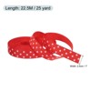 Unique Bargains Polyester Washable Soft Grosgrain Ribbons for DIY Crafts Gift - 2 of 4