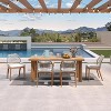 PURPLE LEAF Dining Set Patio Metal Table and Wicker Rattan Chairs for Outside Porch Garden Kitchen Modern Outdoor Furniture Sets - 2 of 4