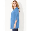Catherines Women's Plus Size Shadow Stripe Cardigan - 4 of 4
