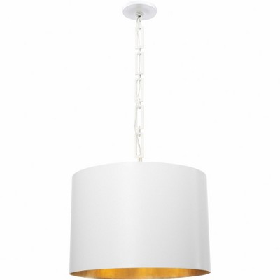 Crystorama Lighting Alston 6 - Light Chandelier in  Matte White/Antique Gold
