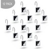 Creative Scents Quilted Mirror 12 Shower Hooks - 4 of 4