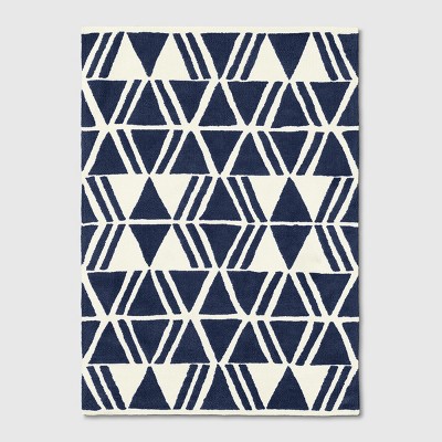 Microplush Geo Knitted Area Rug - Threshold™