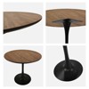 KTMBDW Round Table Modern Tulip Dining Table Round Kitchen Table Mid Century Coffee Table for Living Room, 31.5 inch - 3 of 4