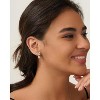 Cubic Zirconia Earrings - 14K Gold Plated Cubic Zirconia CZ Wedding Earrings for Women Bridal Bridesmaid - 3 of 4