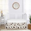 Sweet Jojo Designs Gender Neutral Unisex Baby Crib Bed Skirt Wild West Cowboy Ivory and Brown - 2 of 3