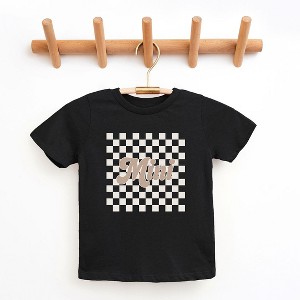 The Juniper Shop Retro Checkered Mini Toddler Short Sleeve Tee - 1 of 2