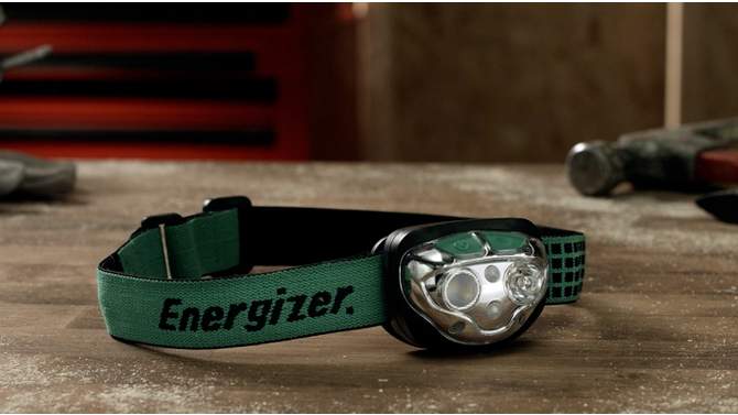 Energizer Vision Ultra Rechargeable LED Headlamp Green, 2 of 10, play video