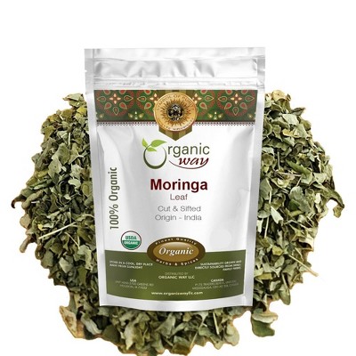 Organic Moringa Leaf Cut & Sifted 1 Lbs