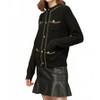 Women's Chain And Gold Button Cardigan - Fate - 4 of 4