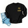 Simply Sage Market Embroidered Merry Christmas Bold Cursive Sweatshirt - 3 of 4