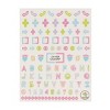 Wrapables 3 Sheets Burst of Neon Nail Art Neon Letters & Neon Shapes Nail Stickers - 3 of 4