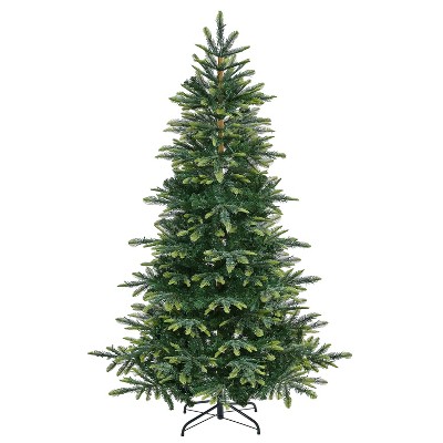 Yaheetech 6Ft/7.5Ft Pre-Lit Artificial Christmas Tree for Home Party