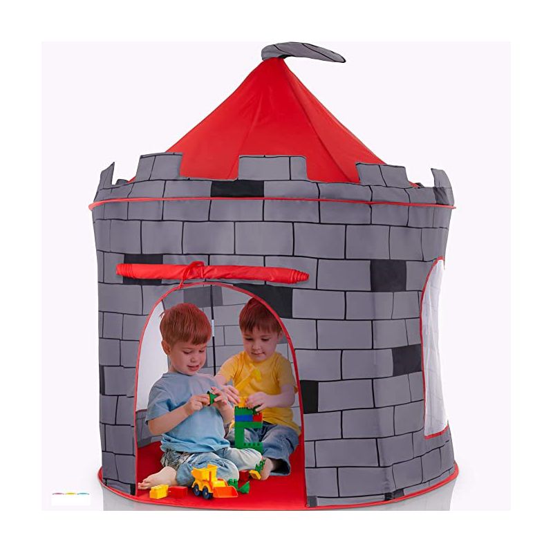 Kids Play Tent Knight Castle Portable Fordable Camper Tent for Outdoor and Indoor Use - Play22Usa, 2 of 8