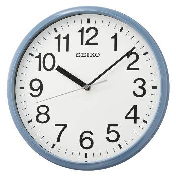 Seiko 12" Office Wall Clock - Black