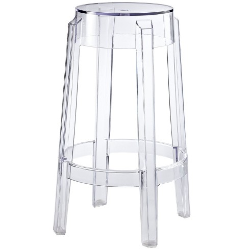 Casper Counter Height Barstool Clear Modway