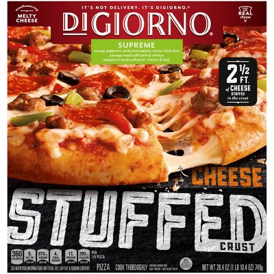 DiGiorno Cheese Stuffed Crust Supreme Frozen Pizza - 26.4oz