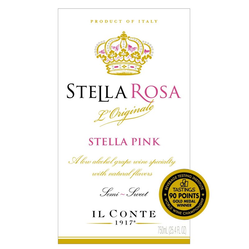 Stella Rosa Stella Pink Ros&#233; Wine - 750ml Bottle, 4 of 13