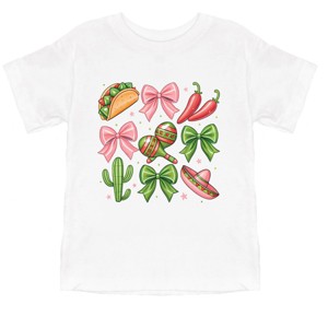 The Juniper Shop Fiesta Coquette Collage Toddler Short Sleeve Tee - 1 of 4