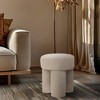 Meridian Furniture,Larson Polyester Fabric Ottoman/Stool - 2 of 4