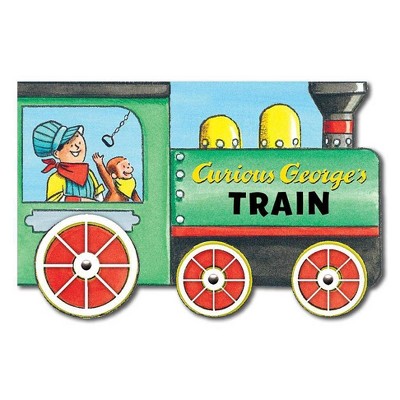 Curious George's Train (Mini Movers Shaped Board Books) - by  H A Rey