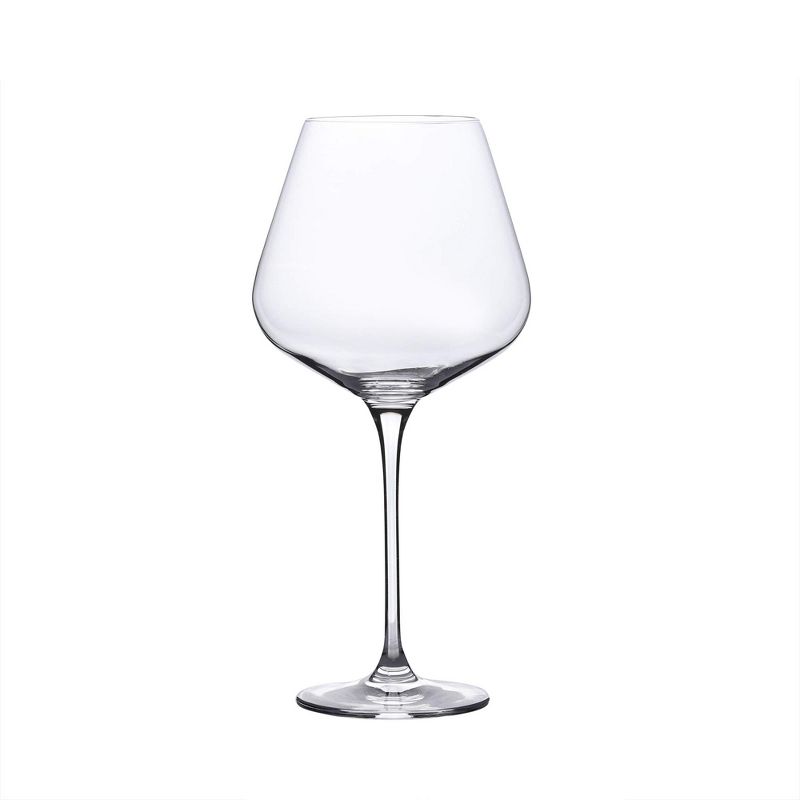 WHOLE HOUSEWARES 25 oz Wine Glasses, Set of 4, Clear, 3 of 4