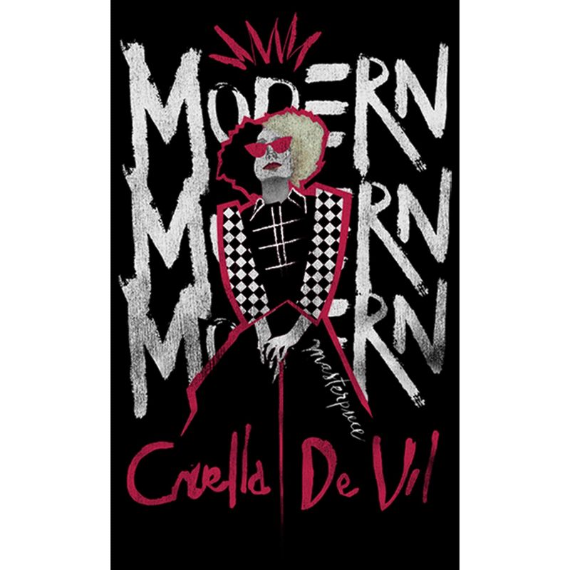 Juniors Womens Cruella Modern Masterpiece T-Shirt, 2 of 5