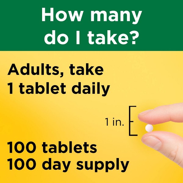Nature Made Tabletas de vitamina B6 100 mg, vitaminas B6 para apoyo al metabolismo energético, verificado USP - 100 unidades 5