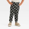 Toddler Boys' Long Sleeve Halloween Graphic T-Shirt and Fleece Jogger Pants Set - Cat & Jack™ Cream - 4 of 4