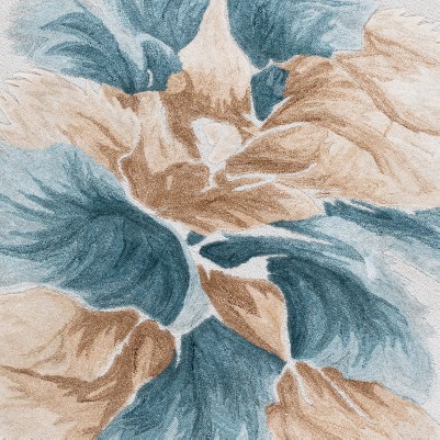 beige/teal