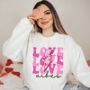 Simply Sage Market Women's Graphic Sweatshirt Love Vibes Bolt - 2 of 4
