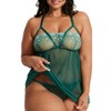 Adore Me Women's Angelika Babydoll Lingerie - 2 of 4